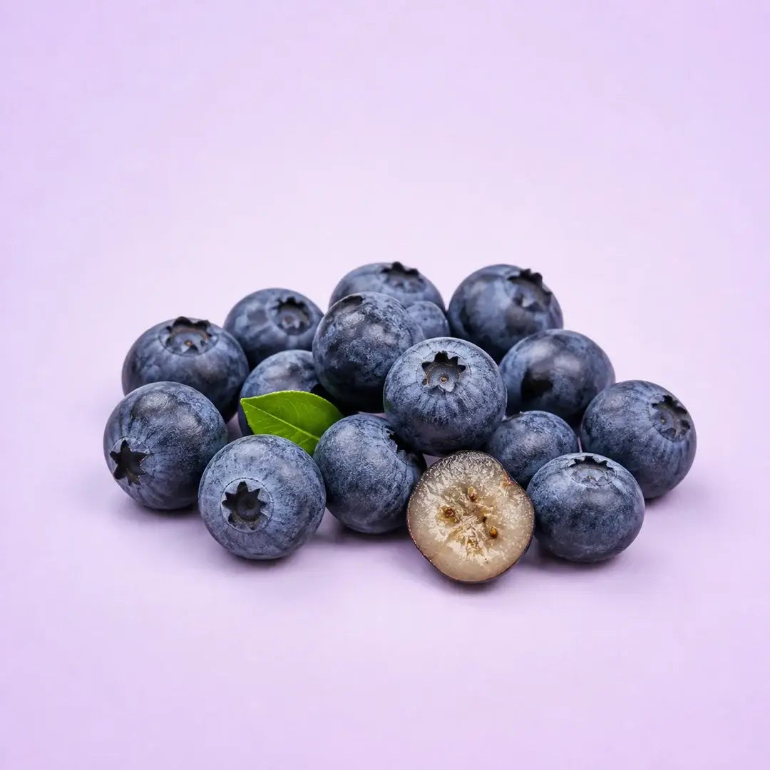 Blueberry, Vaccinium, buah
